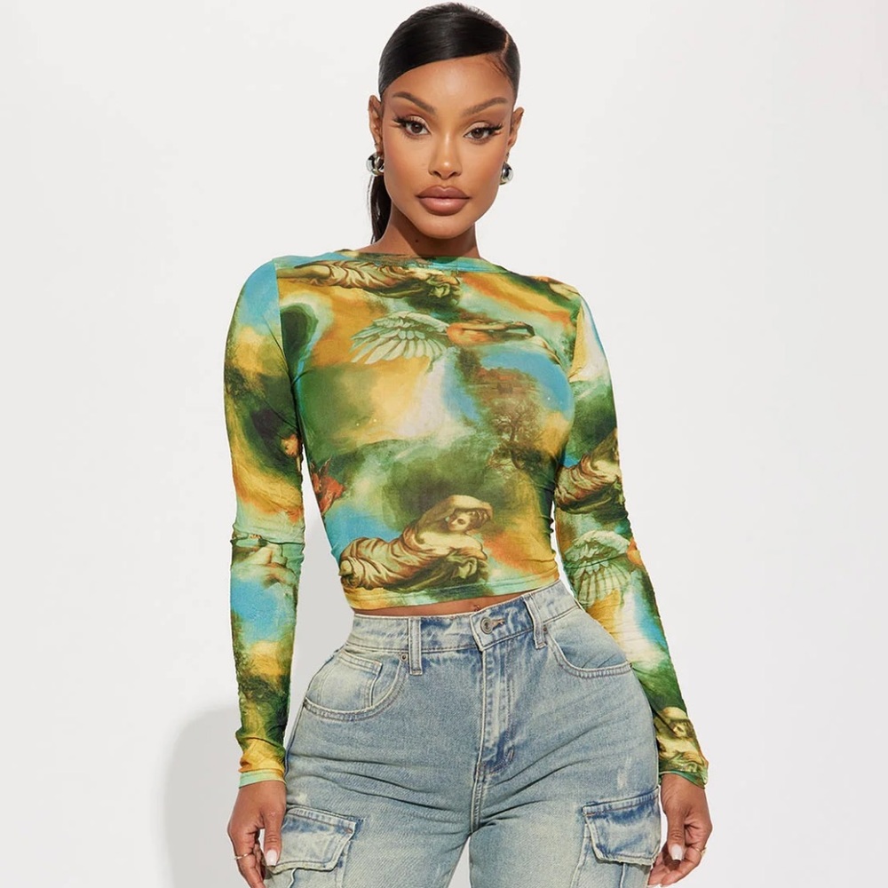 Fashion Nova Mesh Top
